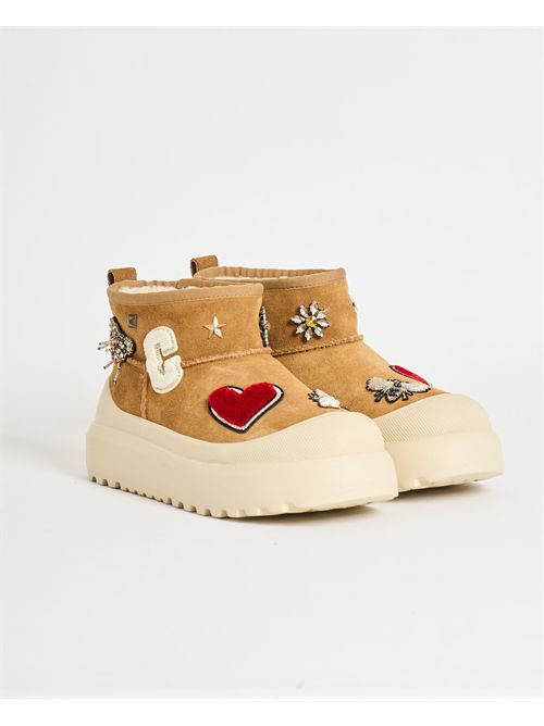 Colors of California women's winter boot with maxi sole COLORS OF CALIFORNIA | HOODY15TAN